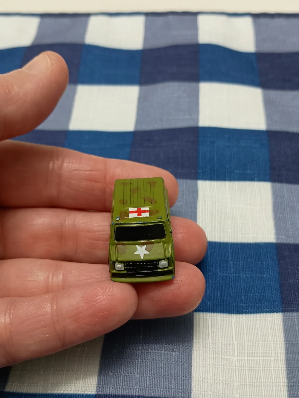 Vintage Miniature Military Van USMC Medic Funrise 1988 * Plastic *